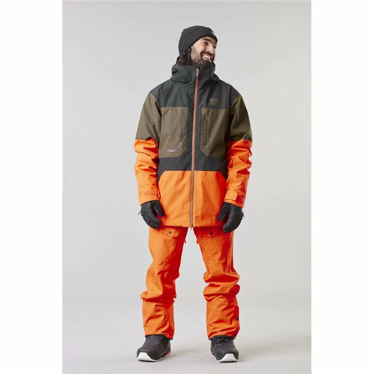 Ski Jacket Picture Elfyn Orange Men