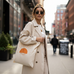Organic Tote Bag | Long Handles