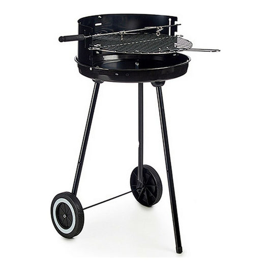 Coal Barbecue with Wheels Stainless steel Iron (41,5 x 71 x 42,5 cm)