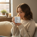 White 325 ml Ceramic Mug